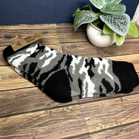 NWT Northeast Outfitters Youth Cozy Cabin Socks Brushed Thermal Size S (Black) - Picture 5 of 9